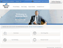 Tablet Screenshot of mononabank.com